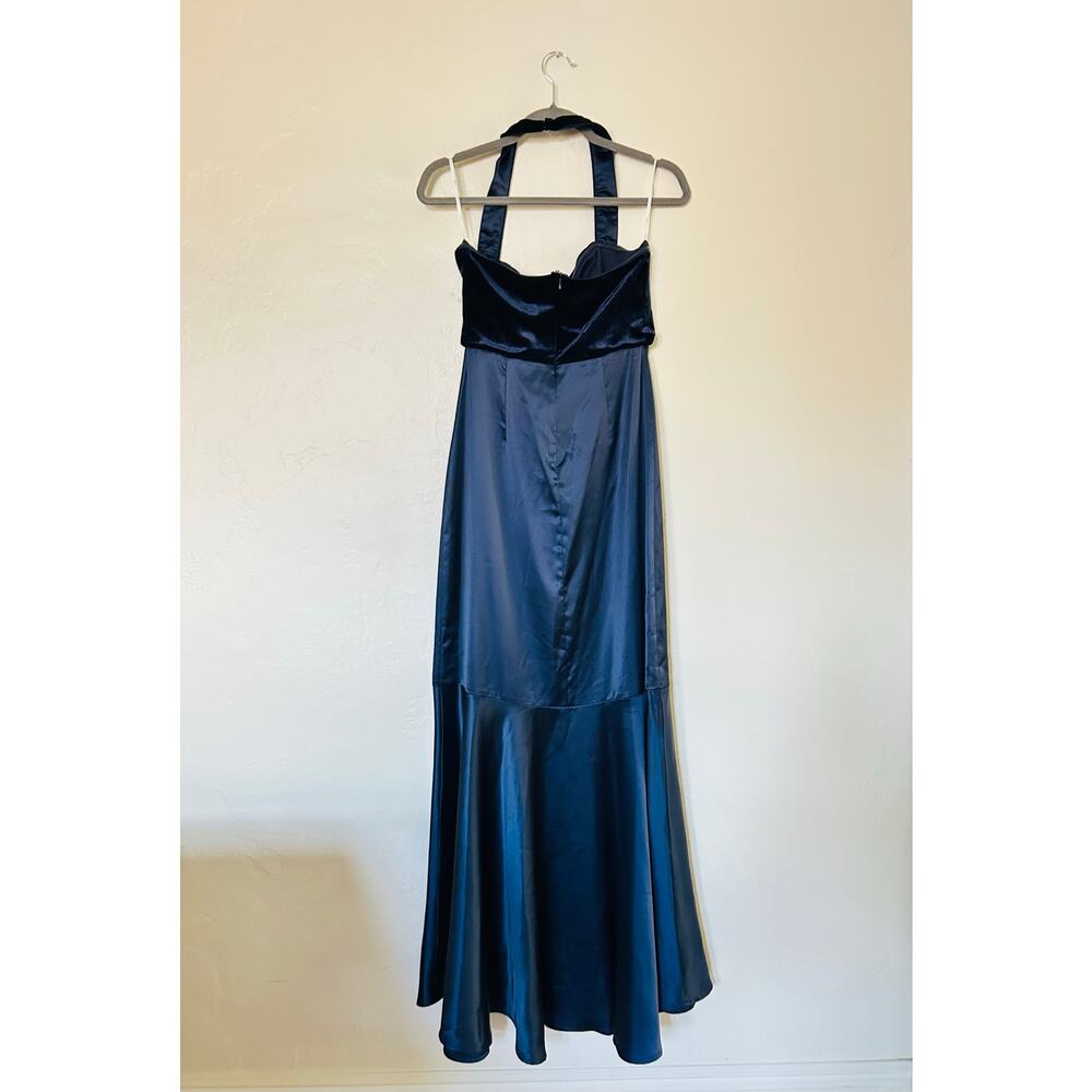 Lulus Blue Halter Maxi Dress - Picture 7 of 7